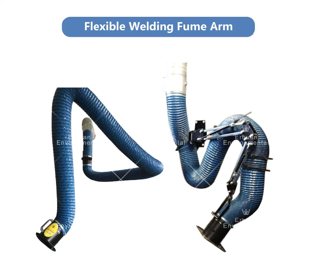 Manufacturer Direct Sale Welding Soldering Smoke Extraction Arm/Fume Extractor Hood Arms SUS304 Suction Arm