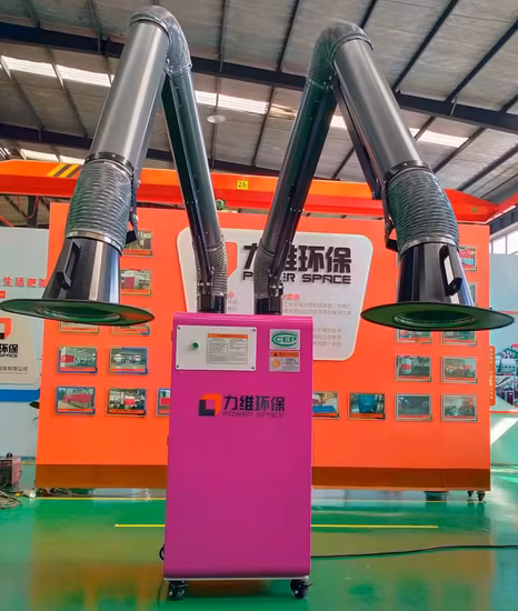 Industrial Self Cleaning Portable Solder Smoke Aspirator with CE Certification