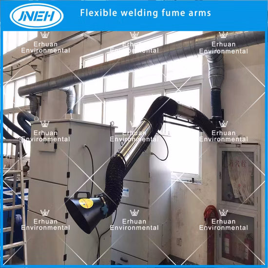 Stainless Steel Extraction Arm with Skeleton for Mobile Fume Extraction
